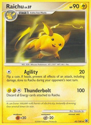 Raichu 045/100 - Uncommon