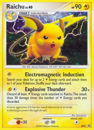 Raichu DP21/56 - Promo - Holofoil