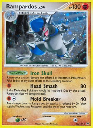 Rampardos 013/127 - Holo Rare - Holofoil