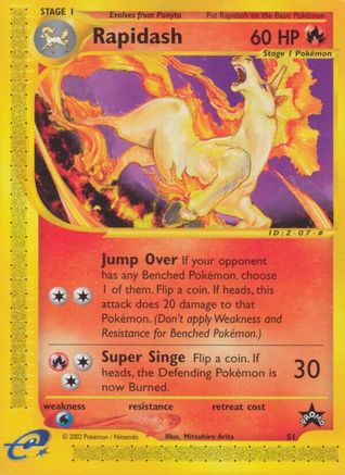 Rapidash (51) 051/53/53 - Promo