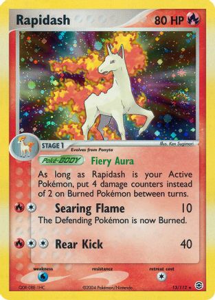 Rapidash 013/112 - Holo Rare - Holofoil