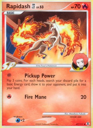 Rapidash E4 047/111 - Uncommon