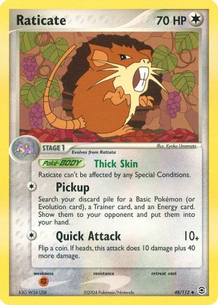 Raticate 048/112 - Uncommon