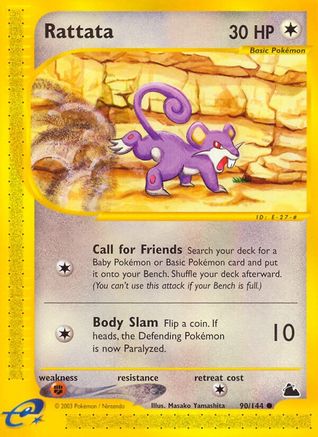 Rattata 090/144 - Common