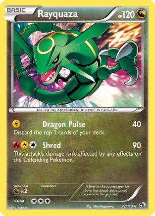 Rayquaza 093/113/113 - Holo Rare - Holofoil