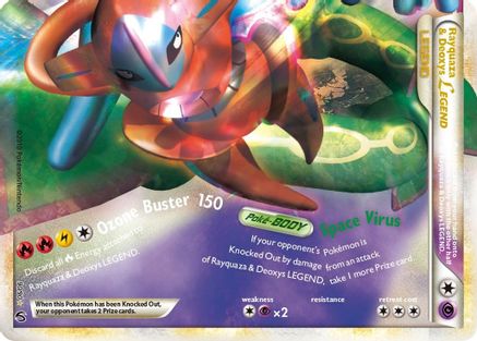 Rayquaza & Deoxys Legend (Bottom) 090/90 - Ultra Rare - Holofoil