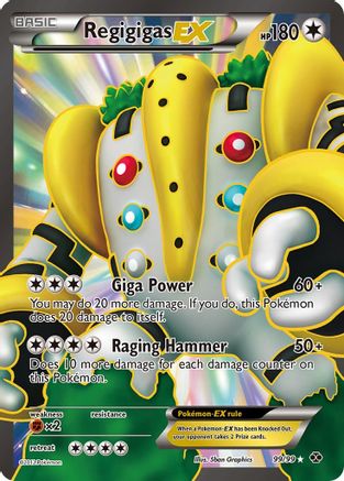 Regigigas EX (99 Full Art) 099/99 - Ultra Rare - Holofoil