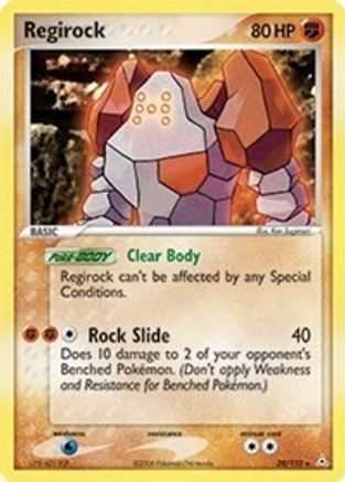 Regirock 028/110 - Rare - Reverse Holofoil