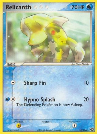 Relicanth 018/106 - Rare - Reverse Holofoil