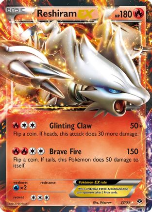 Reshiram EX 022/99 - Ultra Rare - Holofoil