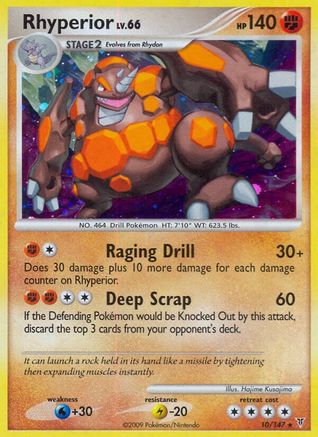 Rhyperior 010/147 - Holo Rare - Holofoil
