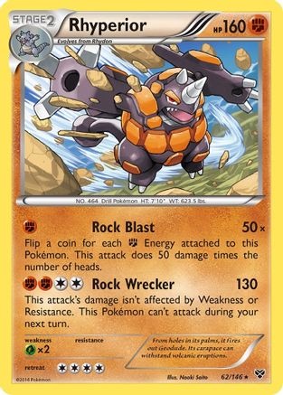 Rhyperior 062/146 - Holo Rare - Holofoil