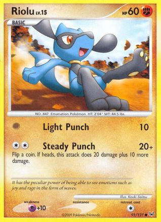 Riolu 091/127/127 - Common