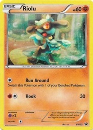 Riolu BW33 - Promo - Holofoil
