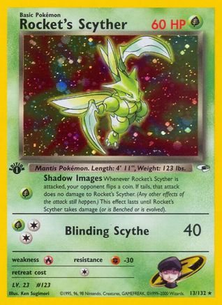 Rocket's Scyther 013/132/132 - Holo Rare - Holofoil