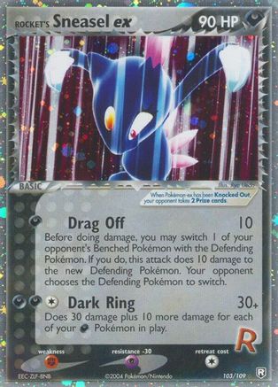 Rocket's Sneasel ex 103/109 - Ultra Rare - Holofoil