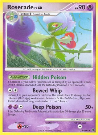 Roserade 023/100 - Rare