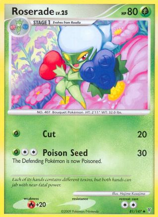 Roserade 081/147 - Uncommon