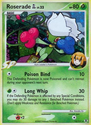 Roserade GL 012/111 - Holo Rare - Holofoil