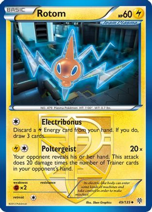 Rotom (Team Plasma) 049/135/135 - Uncommon