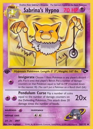 Sabrina's Hypno 056/132/132 - Uncommon - 1st Edition