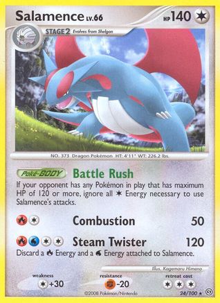 Salamence 024/100 - Rare