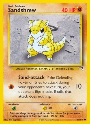Sandshrew 091/110/110 - Common