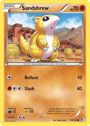 Sandshrew 078/149 - Common