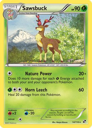 Sawsbuck 014/114/114 - Rare