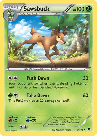 Sawsbuck 016/98 - Rare