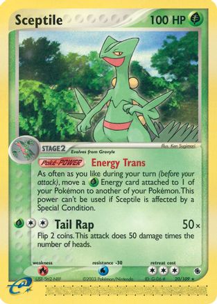 Sceptile 020/109/109 - Rare