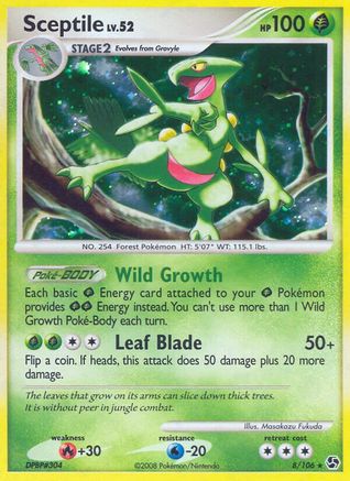 Sceptile 008/106/106 - Holo Rare - Holofoil
