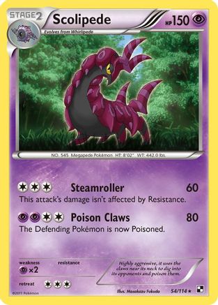 Scolipede 054/114 - Rare