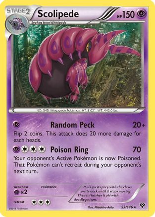Scolipede 053/146 - Rare