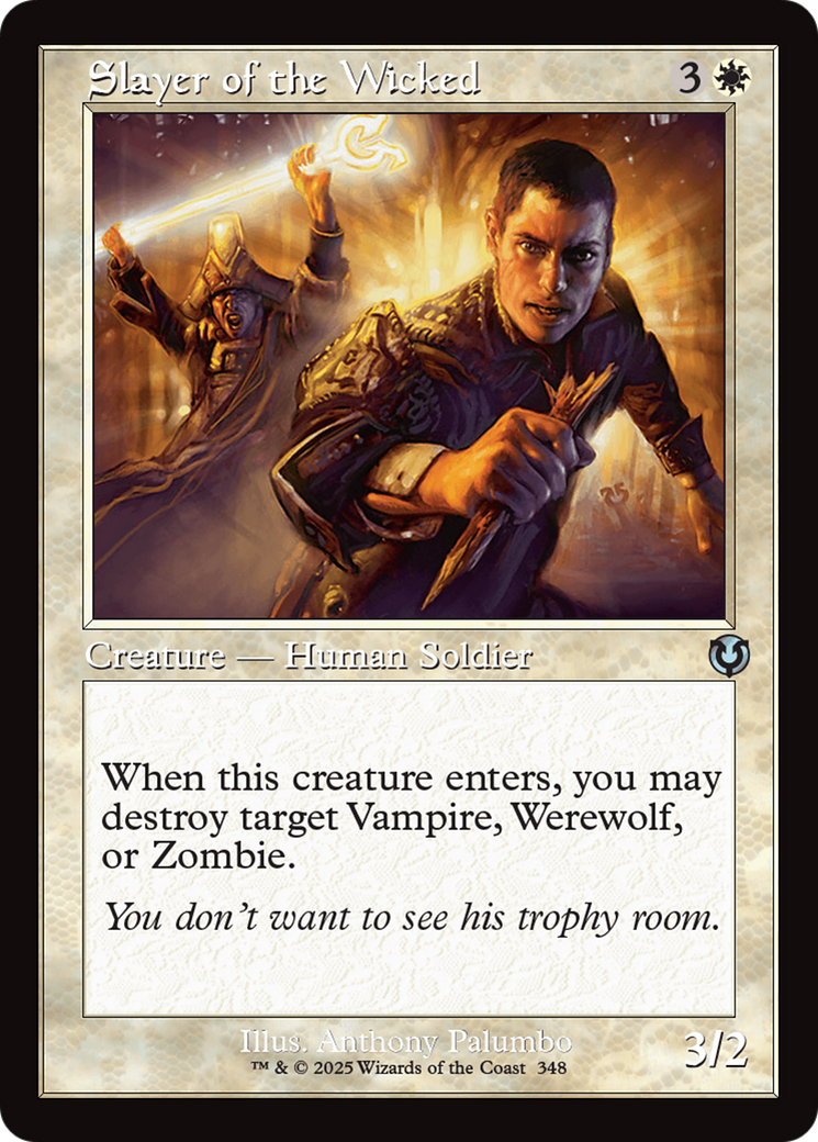 Slayer of the Wicked (Retro Frame) (-348) - Innistrad Remastered