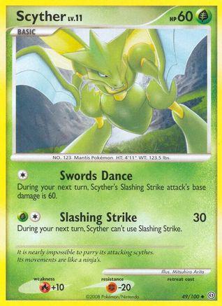 Scyther 049/100/100 - Uncommon