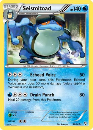 Seismitoad 036/124 - Rare
