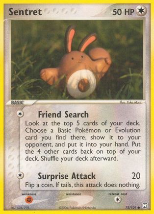 Sentret 075/109/109 - Common - Reverse Holofoil