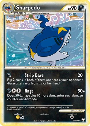 Sharpedo 030/102 - Rare