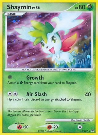 Shaymin (15) 015/127 - Holo Rare - Holofoil
