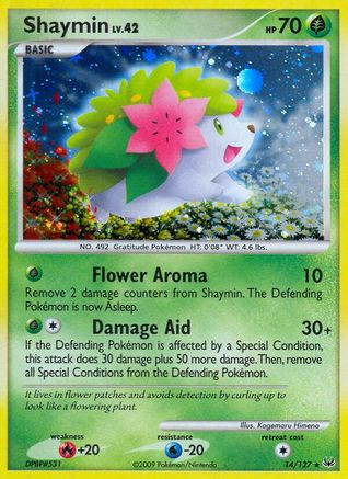 Shaymin (14) 014/127 - Holo Rare - Holofoil