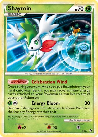 Shaymin 008/95 - Holo Rare - Holofoil