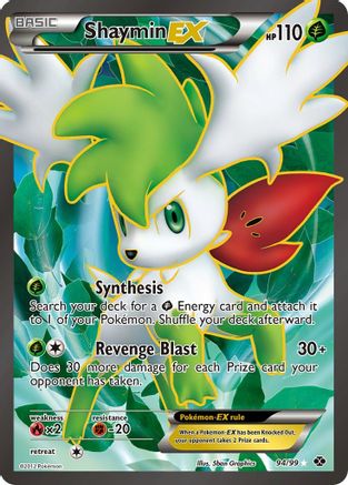 Shaymin EX (94 Full Art) 094/99 - Ultra Rare - Holofoil