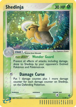 Shedinja 011/97 - Holo Rare - Holofoil