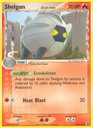 Shelgon 054/113/113 - Uncommon - Reverse Holofoil