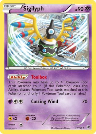 Sigilyph 041/101/101 - Holo Rare - Holofoil