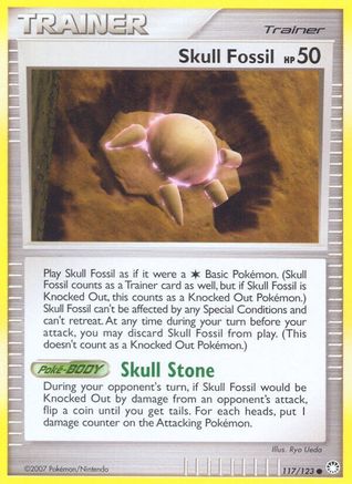 Skull Fossil 117/123 - Common