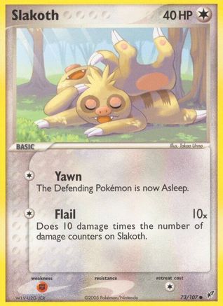 Slakoth 073/107 - Common - Reverse Holofoil