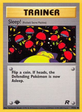 Sleep! (Rocket's Secret Machine) 079/82/82 - Common - Unlimited