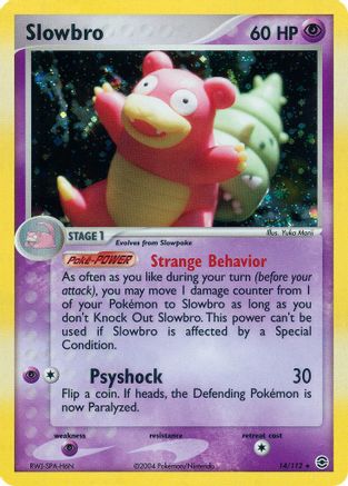 Slowbro 014/112 - Holo Rare - Holofoil